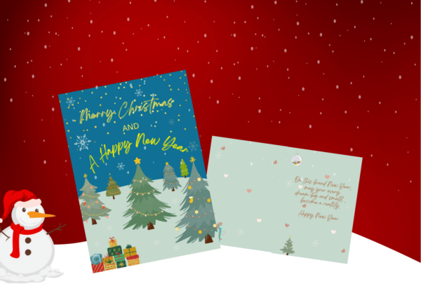 Christmas and new year card 2