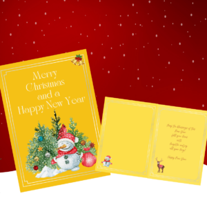 Christmas and new year card 3