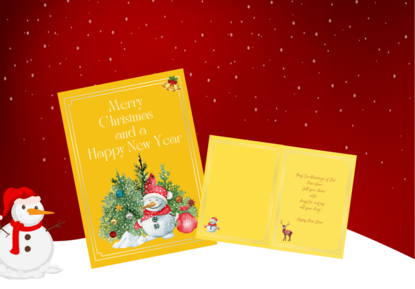 Christmas and new year card 3
