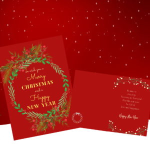 Christmas and new year card