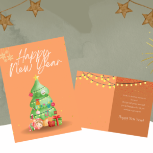 New year card writico